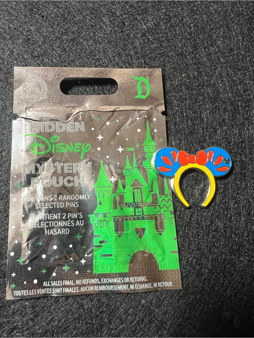 Disney hidden Mickey wave A Snow White Headband pin